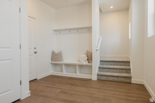 247 E 1825 N Unit 5, North Ogden, UT 84414 - mudroom with wood finished floors and recessed lighting