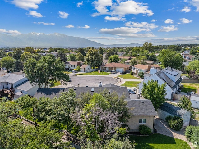 2104 W Champagne Cir, Taylorsville, UT 84129 - aerial perspective of suburban area featuring mountains
