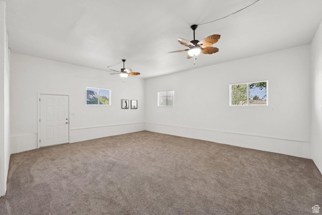 2104 W Champagne Cir, Taylorsville, UT 84129 - empty room featuring carpet flooring and ceiling fan
