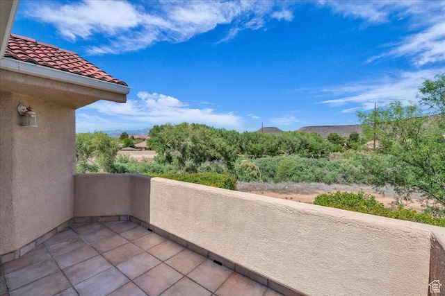 1912 W Rivers Edge Ln, St George, UT 84770 - balcony featuring a mountain view