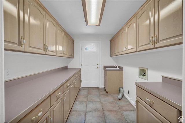 1912 W Rivers Edge Ln, St George, UT 84770 - laundry area featuring cabinet space and washer hookup