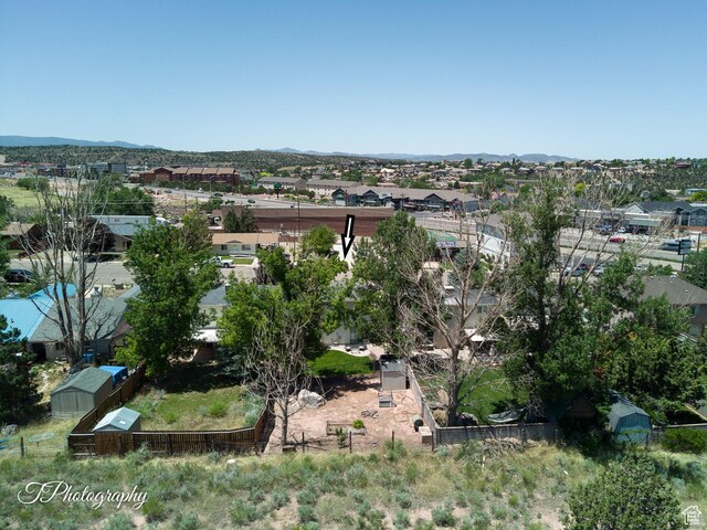 1161 S 860 W, Cedar City, UT 84720 - aerial view of property's location with nearby suburban area and mountains