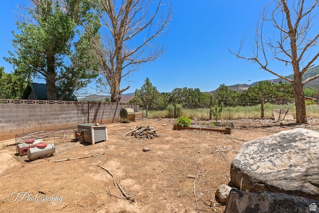 1161 S 860 W, Cedar City, UT 84720 - view of yard with a mountain view and a garden