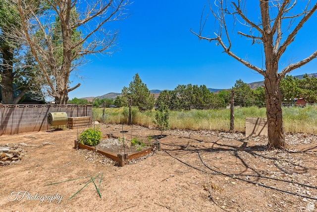1161 S 860 W, Cedar City, UT 84720 - view of yard with a mountain view and a vegetable garden