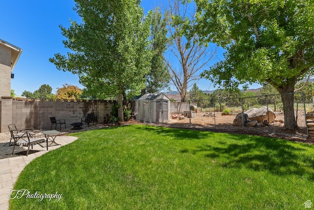 1161 S 860 W, Cedar City, UT 84720 - fenced backyard featuring a shed