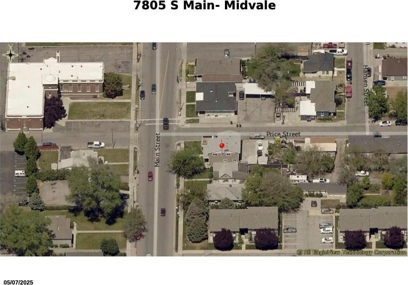 7805 S Main St, Midvale, UT 84047 - aerial overview of property's location