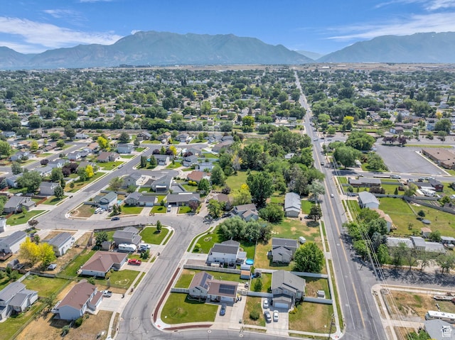 2352 N 1160 W, Clinton, UT 84015 - aerial overview of property's location with mountains and nearby suburban area