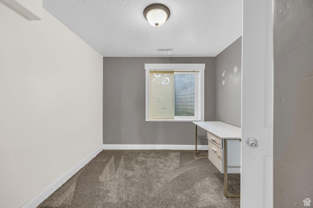 2352 N 1160 W, Clinton, UT 84015 - unfurnished office with carpet flooring and a textured ceiling