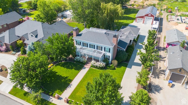 1254 W 475 S, Farmington, UT 84025 - aerial perspective of suburban area