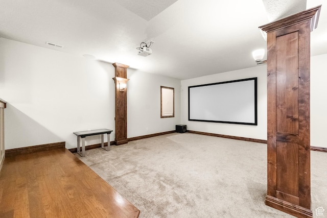 1254 W 475 S, Farmington, UT 84025 - carpeted home theater with baseboards