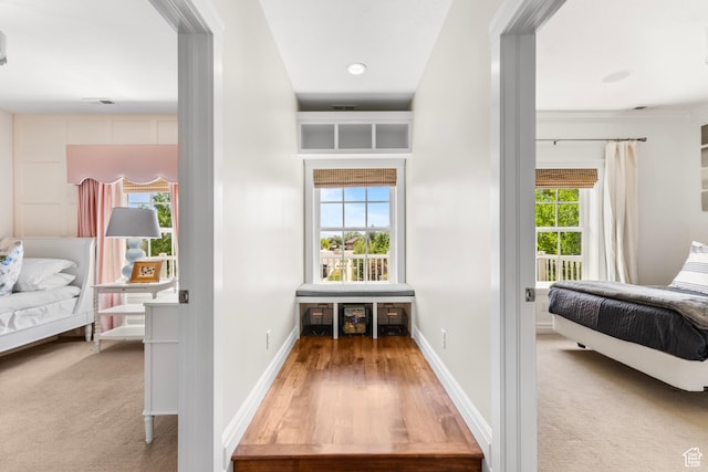 1254 W 475 S, Farmington, UT 84025 - corridor with wood finished floors and baseboards