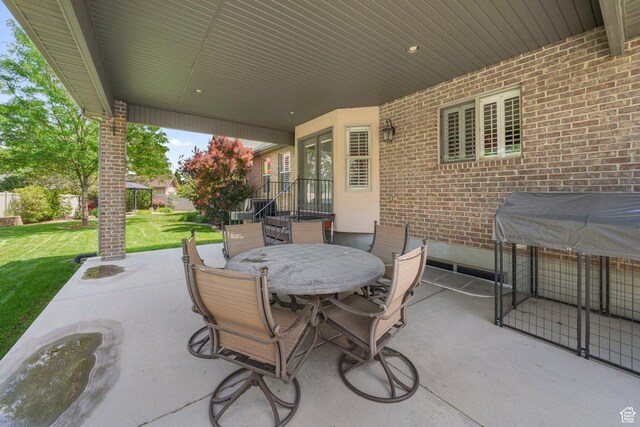 3116 W Hayden Ridge Way, Riverton, UT 84065 - view of patio with outdoor dining space