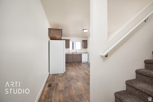 43 E 670 N, Vineyard, UT 84059 - stairs with wood finished floors and baseboards