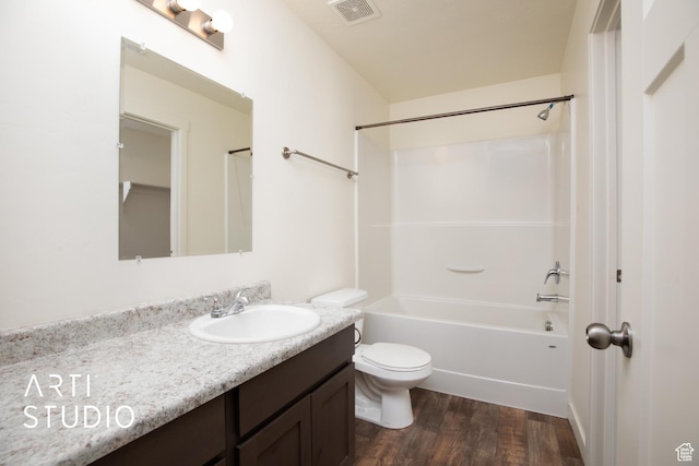 43 E 670 N, Vineyard, UT 84059 - full bath with vanity, wood finished floors, and shower / bathtub combination