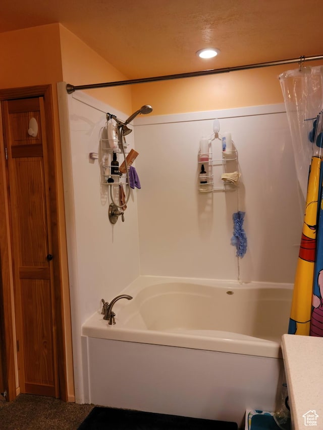 97 Main St, Ophir, UT 84071 - bathroom with shower / tub combo with curtain