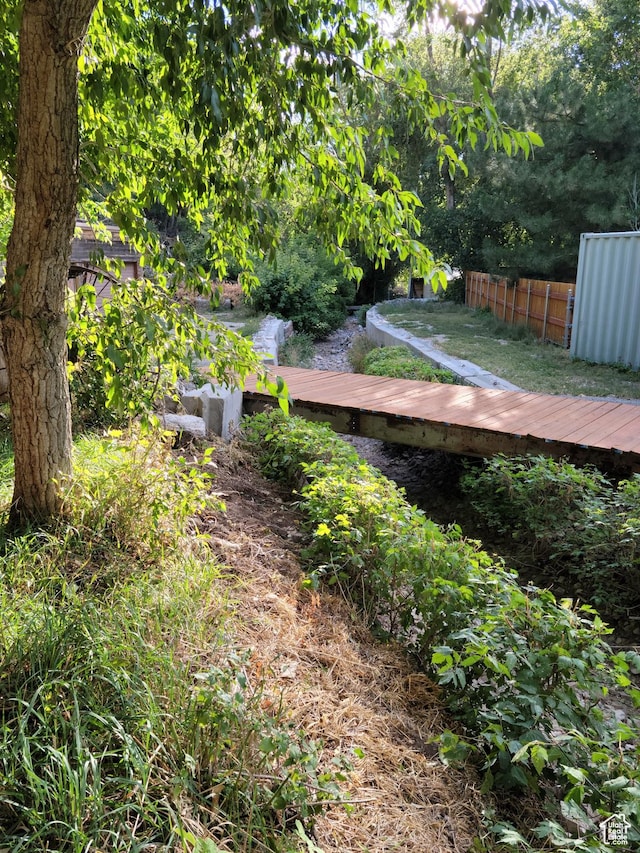 97 Main St, Ophir, UT 84071 - view of yard featuring a deck