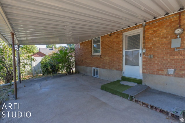 3317 Jackson Ave, Ogden, UT 84403 - view of patio / terrace with an attached carport