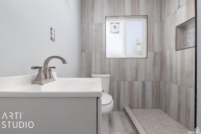 3317 Jackson Ave, Ogden, UT 84403 - bathroom with vanity and a tile shower