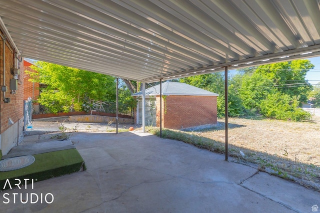 3317 Jackson Ave, Ogden, UT 84403 - view of patio / terrace with an outdoor structure