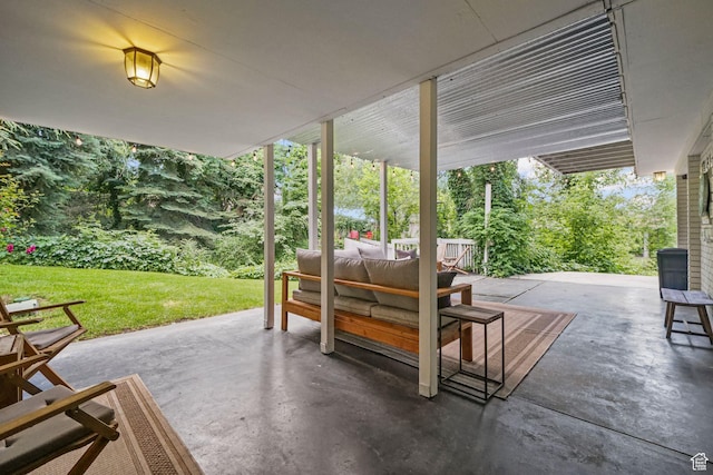 578 S 750 E, Bountiful, UT 84010 - view of patio / terrace featuring outdoor lounge area