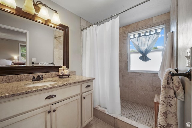 578 S 750 E, Bountiful, UT 84010 - full bath with tiled shower, vanity, and connected bathroom