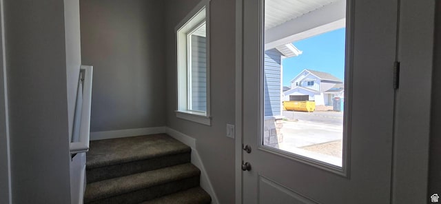 201 W 1300 S, Tremonton, UT 84337 - entryway with baseboards and carpet
