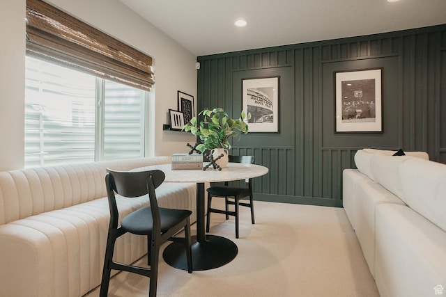 3488 E 1120 S Unit 115, Spanish Fork, UT 84660 - dining area featuring recessed lighting, light carpet, and breakfast area