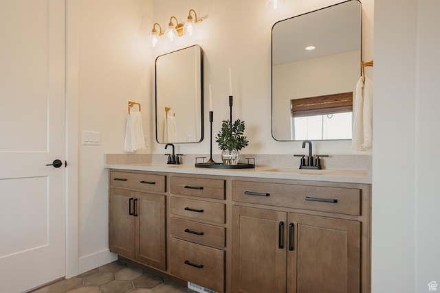 3488 E 1120 S Unit 115, Spanish Fork, UT 84660 - full bathroom featuring double vanity and tile patterned floors