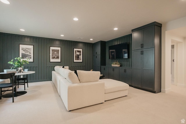 3488 E 1120 S Unit 115, Spanish Fork, UT 84660 - carpeted living area with recessed lighting and baseboards