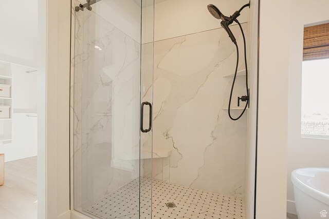 3488 E 1120 S Unit 115, Spanish Fork, UT 84660 - bathroom featuring a marble finish shower