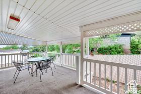 1708 Hislop Dr, Ogden, UT 84404 - view of patio / terrace featuring outdoor dining area