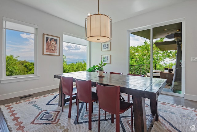 68 E Columbus Ct, Salt Lake City, UT 84103 - dining space with baseboards and wood finished floors