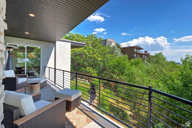 68 E Columbus Ct, Salt Lake City, UT 84103 - balcony with an outdoor hangout area