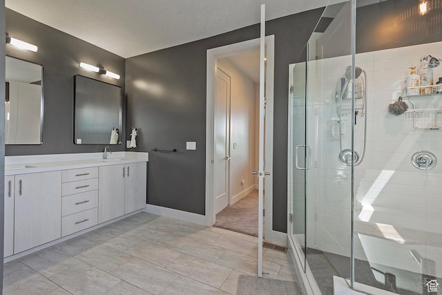 68 E Columbus Ct, Salt Lake City, UT 84103 - full bath featuring double vanity and a shower stall