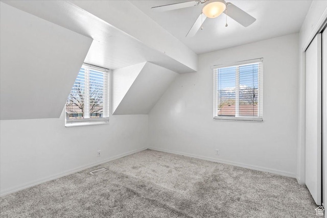 282 E 9545 S, Sandy, UT 84070 - bonus room featuring carpet floors, healthy amount of natural light, ceiling fan, and vaulted ceiling