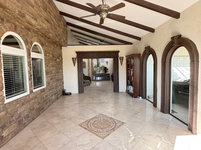 289 W Count Fleet Rd, St George, UT 84790 - view of patio / terrace with ceiling fan