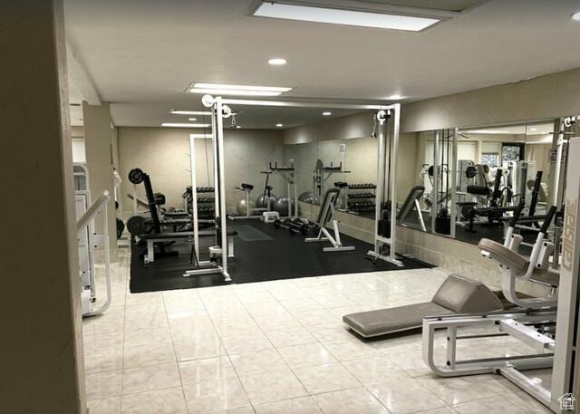 1845 Canyon Dr W Unit 1206, St George, UT 84770 - workout area with recessed lighting
