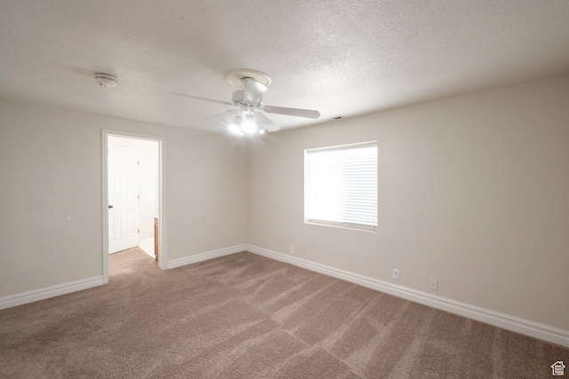 335 W 1410 S, Orem, UT 84058 - spare room featuring a ceiling fan, light colored carpet, and a textured ceiling