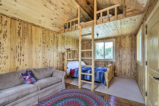 3572 Wild Mare Way, Heber City, UT 84032 - bedroom with wooden walls and wood finished floors