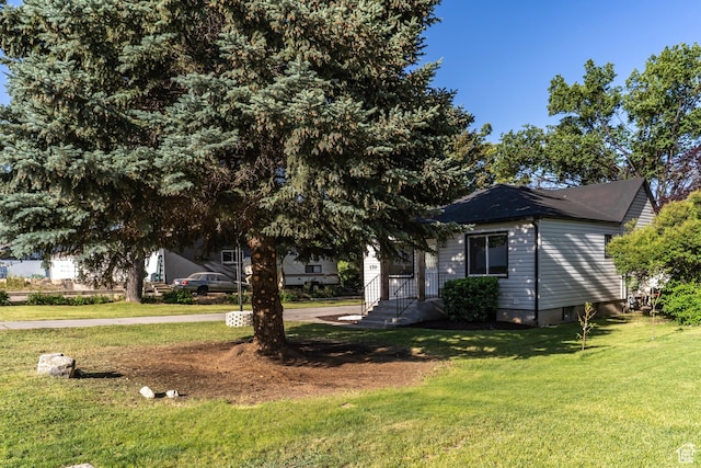 170 S 1300 E, Springville, UT 84663 - view of front of property featuring a front yard and a shingled roof