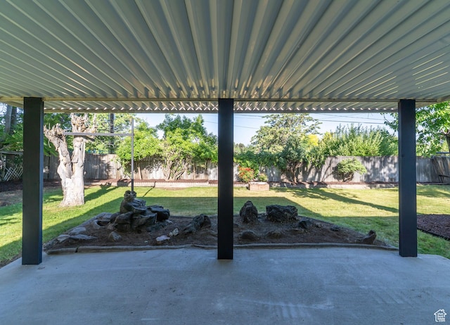 170 S 1300 E, Springville, UT 84663 - fenced backyard with a patio area