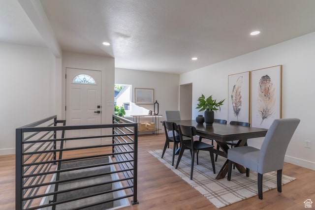 170 S 1300 E, Springville, UT 84663 - dining area with light wood-style floors and recessed lighting
