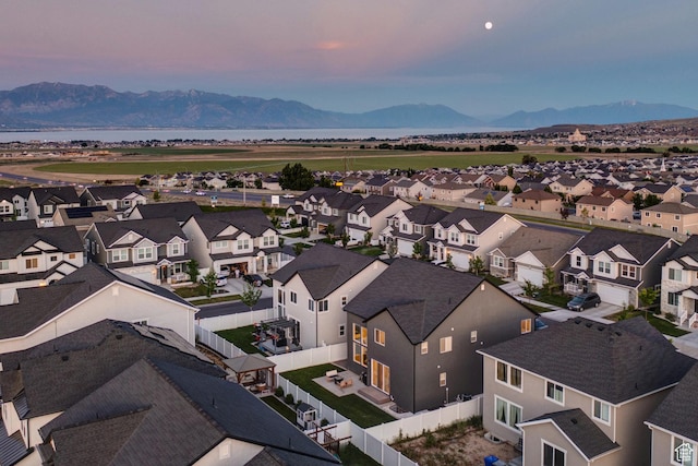 1476 W Stone Gate Dr, Saratoga Springs, UT 84045 - aerial perspective of suburban area with a mountain backdrop