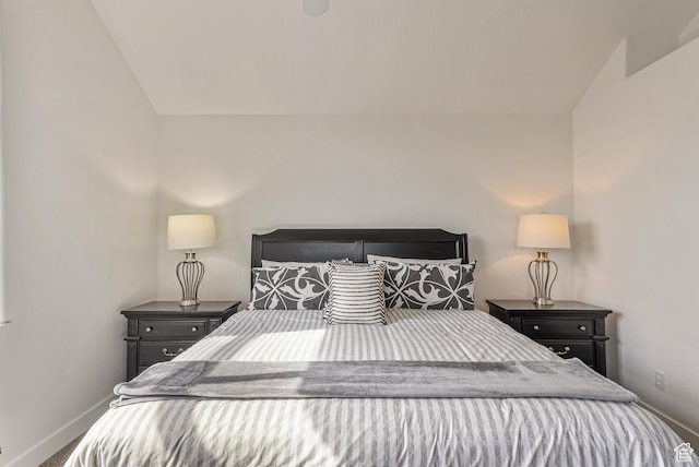 5150 Cove Canyon Dr Unit A, Park City, UT 84098 - carpeted bedroom with vaulted ceiling and baseboards