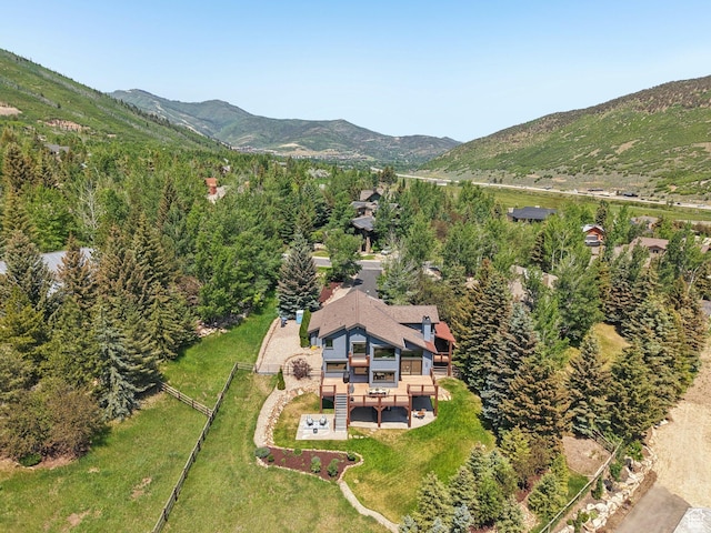 2570 Aspen Springs Dr, Park City, UT 84060 - view from above of property with a mountainous background