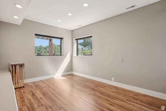 2570 Aspen Springs Dr, Park City, UT 84060 - empty room with recessed lighting and light wood finished floors