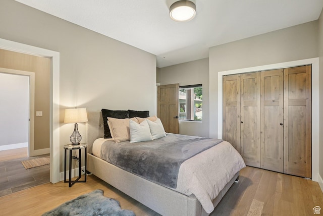 2570 Aspen Springs Dr, Park City, UT 84060 - bedroom with wood finished floors and a closet