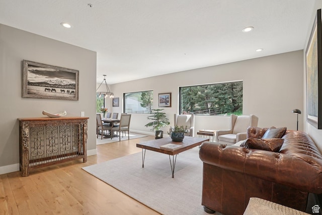 2570 Aspen Springs Dr, Park City, UT 84060 - living area featuring light wood-style flooring, plenty of natural light, and recessed lighting