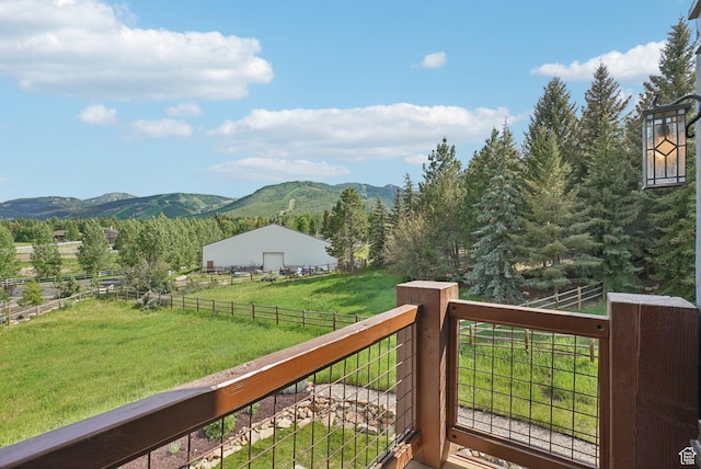 2570 Aspen Springs Dr, Park City, UT 84060 - deck with a mountain view and a view of countryside