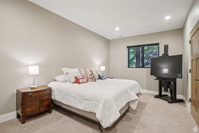 2570 Aspen Springs Dr, Park City, UT 84060 - bedroom with light carpet and recessed lighting